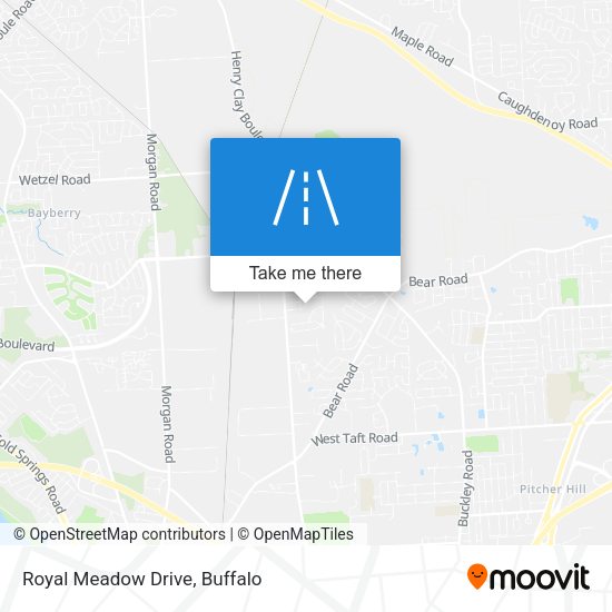 Royal Meadow Drive map