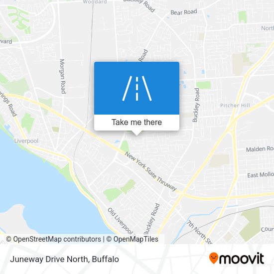 Mapa de Juneway Drive North