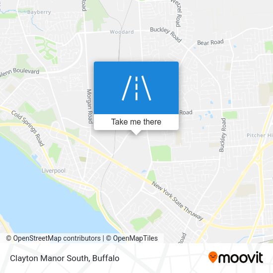 Mapa de Clayton Manor South