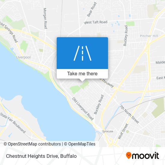 Mapa de Chestnut Heights Drive