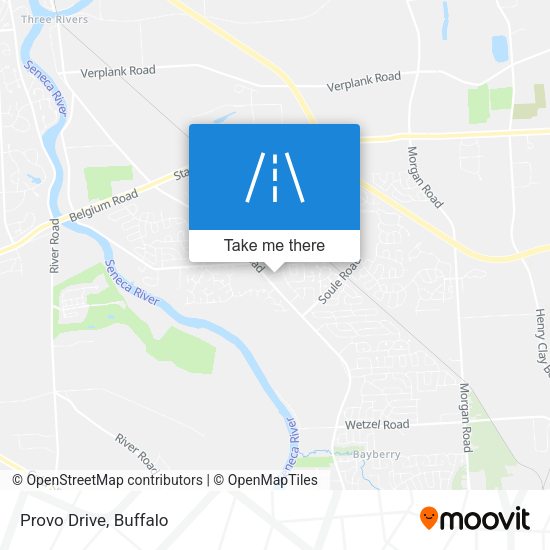 Mapa de Provo Drive