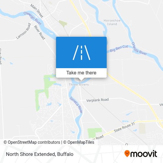 North Shore Extended map