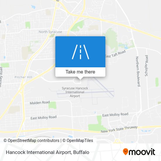 Mapa de Hancock International Airport