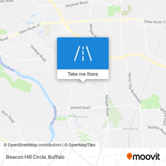Beacon Hill Circle map