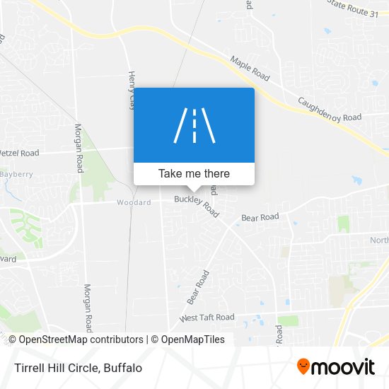 Tirrell Hill Circle map