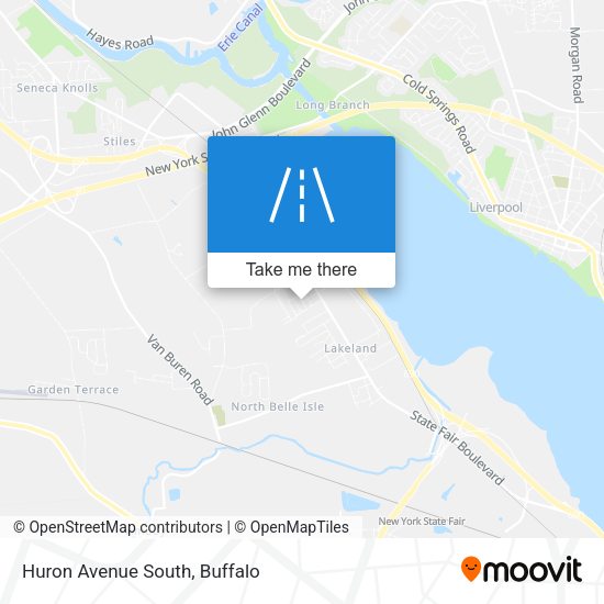 Huron Avenue South map