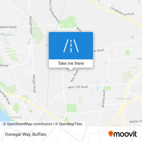 Mapa de Donegal Way