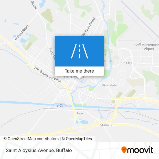 Saint Aloysius Avenue map