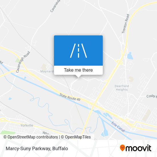 Marcy-Suny Parkway map