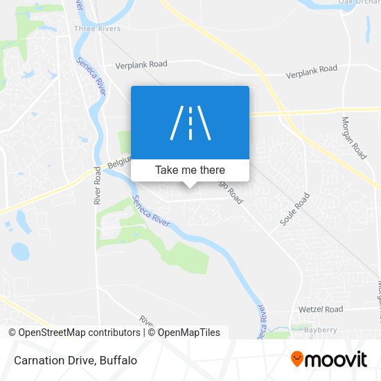 Mapa de Carnation Drive