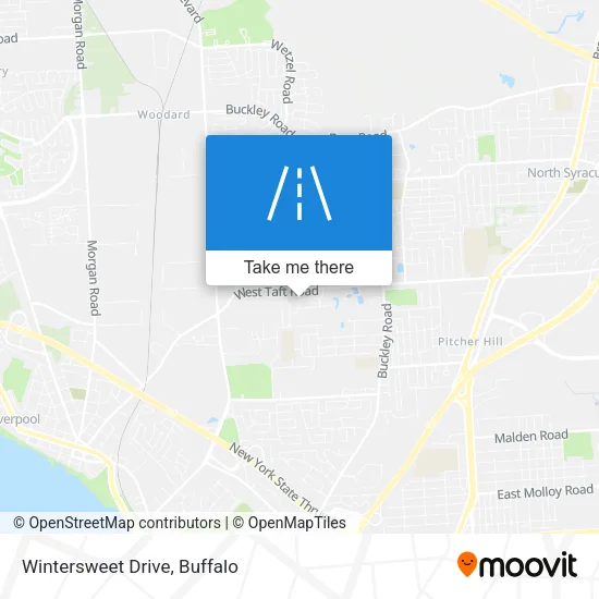 Wintersweet Drive map