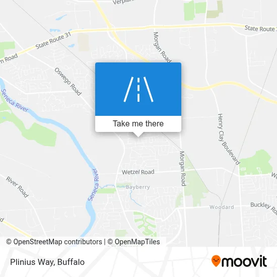 Plinius Way map