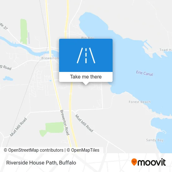 Riverside House Path map