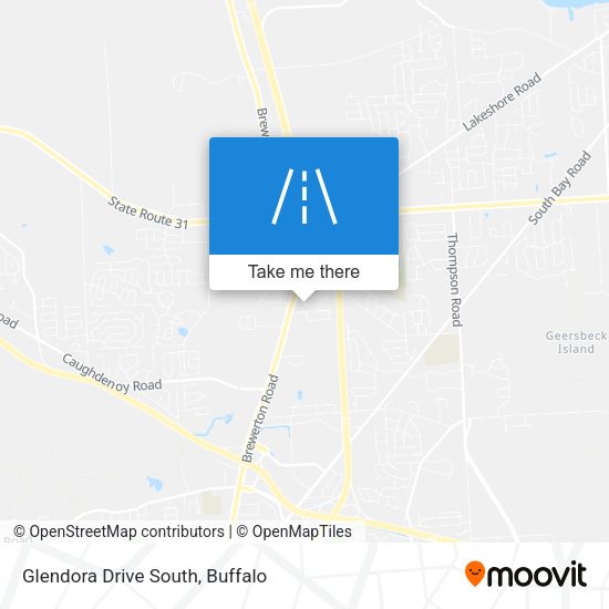 Glendora Drive South map