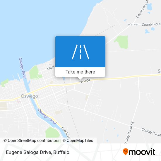 Mapa de Eugene Saloga Drive