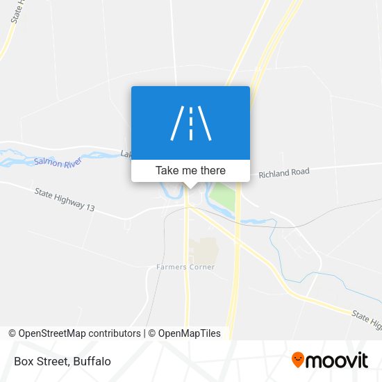 Mapa de Box Street