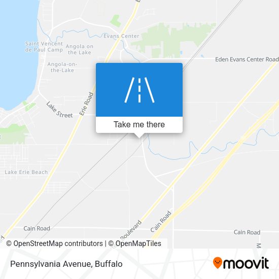 Mapa de Pennsylvania Avenue