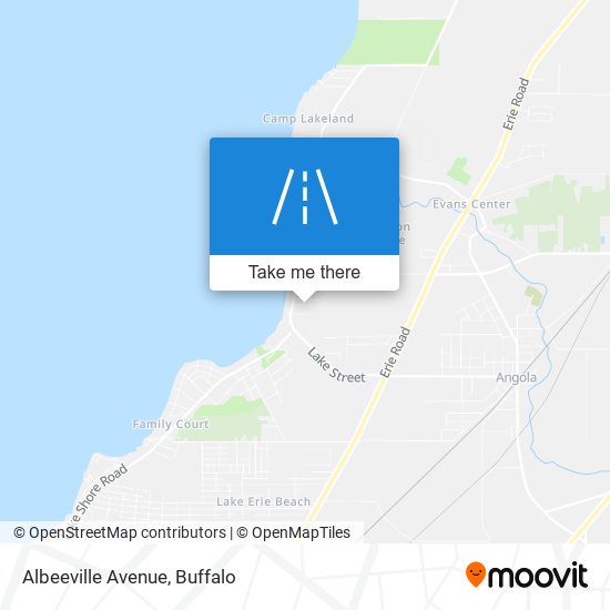 Albeeville Avenue map