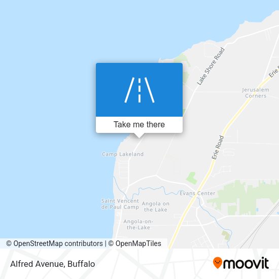 Mapa de Alfred Avenue
