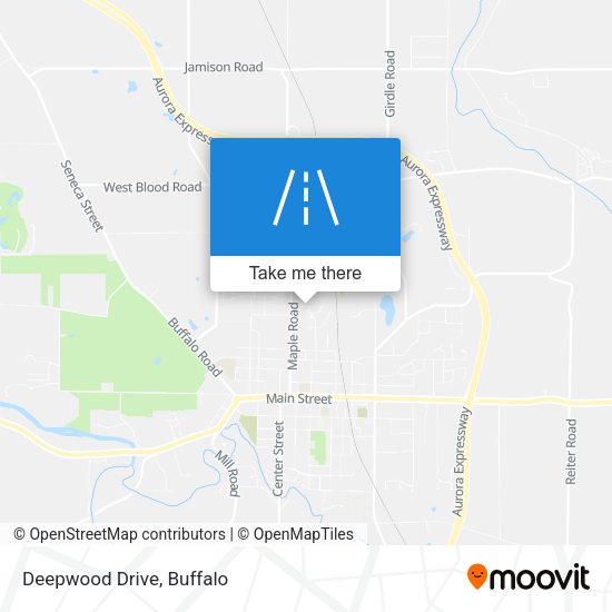 Mapa de Deepwood Drive