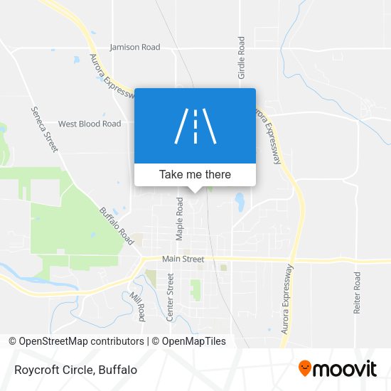 Roycroft Circle map