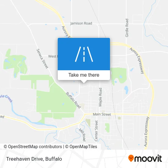 Treehaven Drive map
