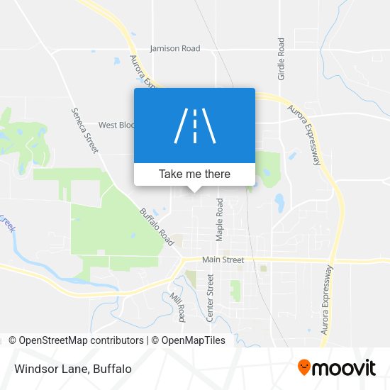 Mapa de Windsor Lane