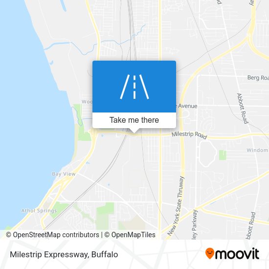 Milestrip Expressway map