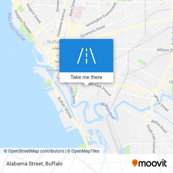 Alabama Street map