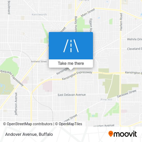 Andover Avenue map