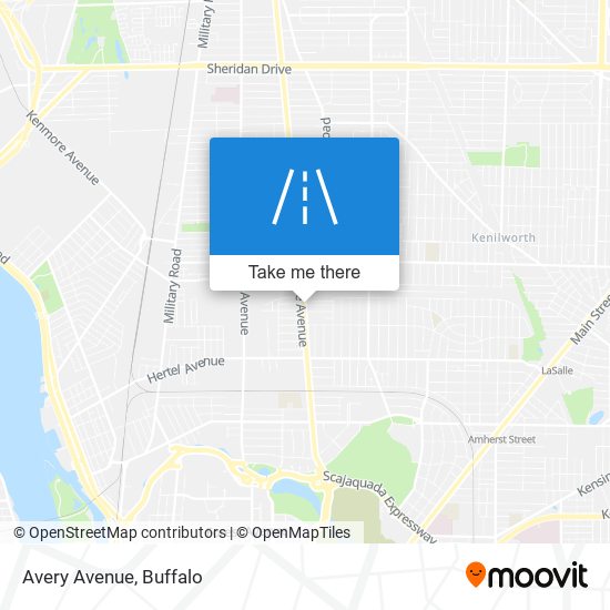 Avery Avenue map