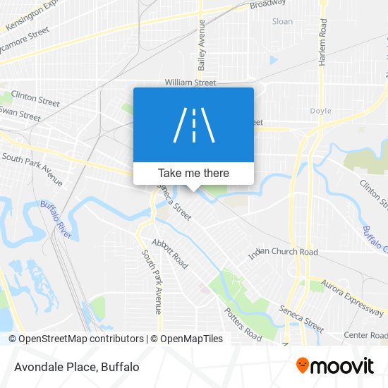 Avondale Place map