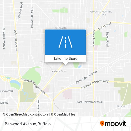 Benwood Avenue map