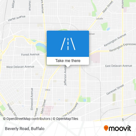 Beverly Road map