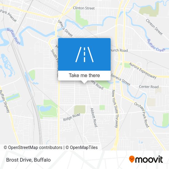 Brost Drive map