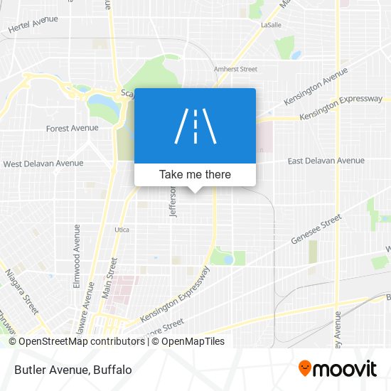 Butler Avenue map