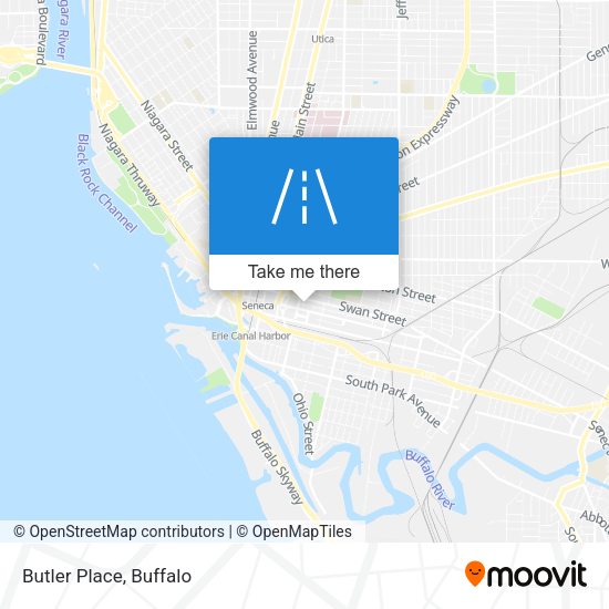 Butler Place map