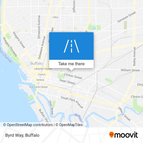 Mapa de Byrd Way