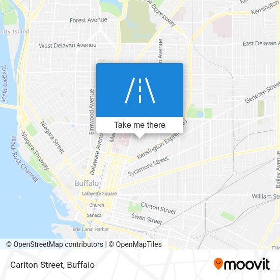 Mapa de Carlton Street
