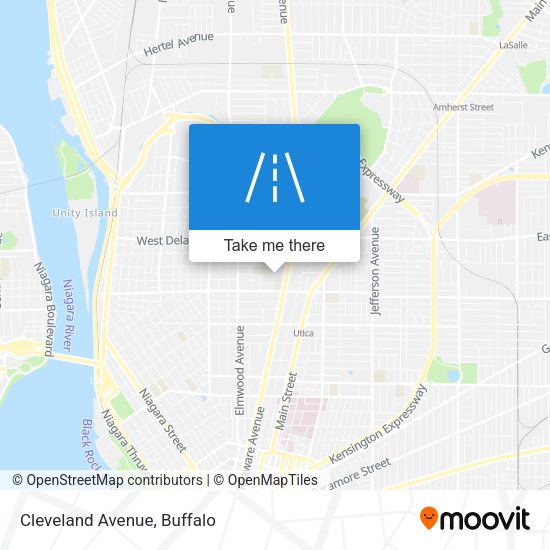 Mapa de Cleveland Avenue