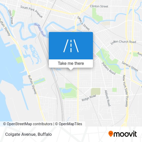 Mapa de Colgate Avenue