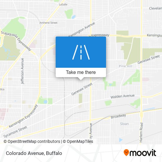 Colorado Avenue map