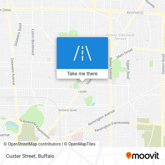 Mapa de Custer Street