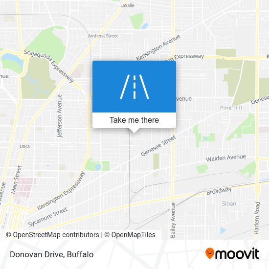Mapa de Donovan Drive