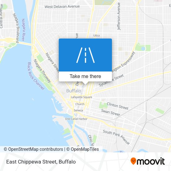 Mapa de East Chippewa Street