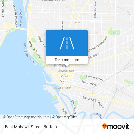 Mapa de East Mohawk Street