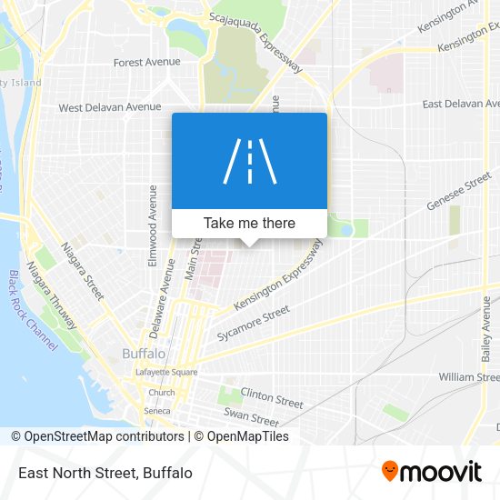 Mapa de East North Street