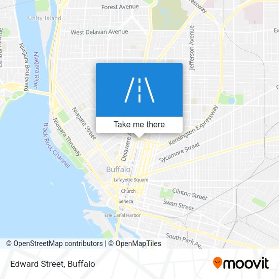 Mapa de Edward Street