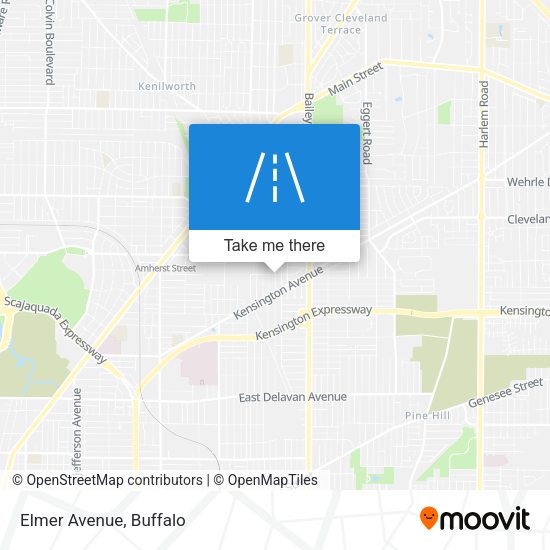 Elmer Avenue map