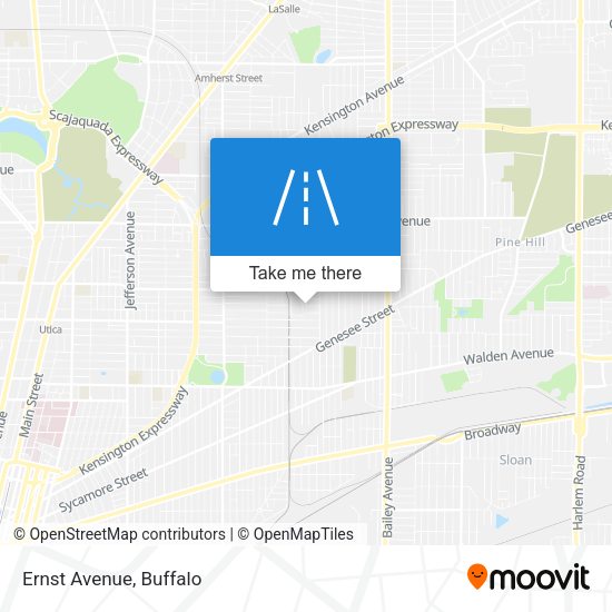 Mapa de Ernst Avenue